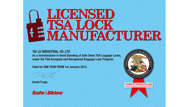 TSA Travel Locks By Safe Skies - K520BK