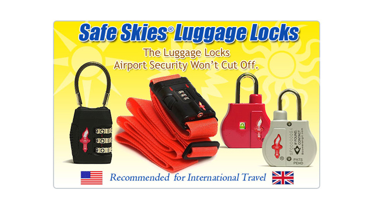 TSA Travel Locks By Safe Skies - K628 O/B